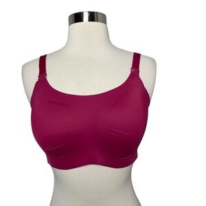 Knix Seamless Wireless Bra in Raspberry Size 6